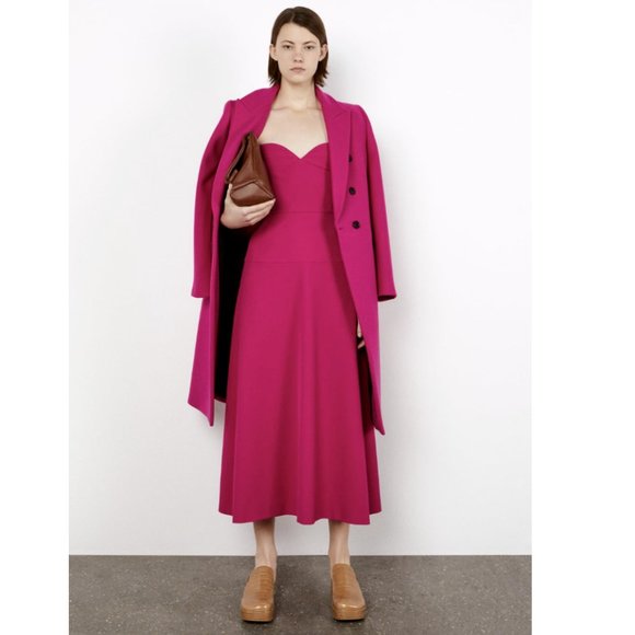 Zara Dresses Zara New Woman Bustier Midi Bustier Dress Strapless